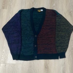 Vintage Permit acrylic button down cardigan